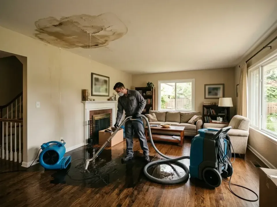 attic-pipe-burst-ceiling-drip-008 — frequently asked questions, Water Damage Restoration & Carpet Care in Schuyler, NE